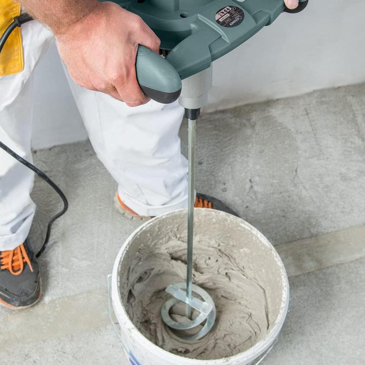Actual product image Gröne 1800W High Power Mixer with M14 Thread, Variable Speed, Safe Start for Glue, Paint, Mortar (Colour stirrer + mortar stirrer)