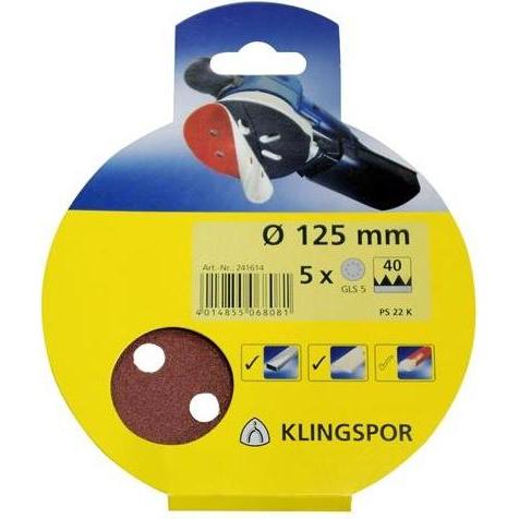 Thumbnail - Klingspor, Schleifmittel, PS 22 K SB-verpackt - Schleifscheiben 125 mm (80)