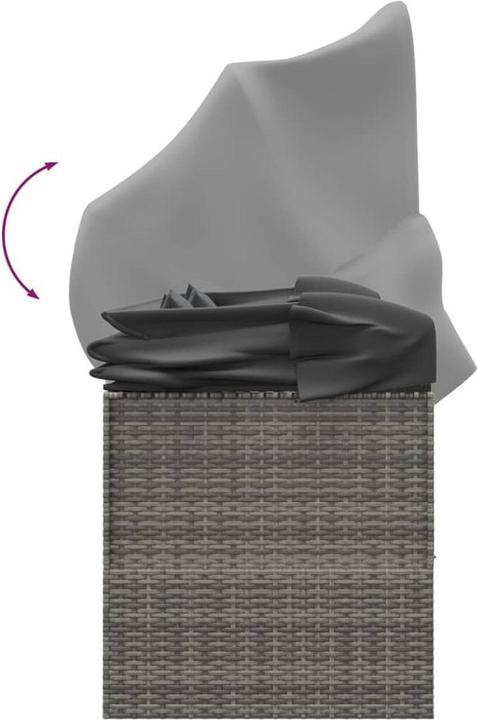 Immagine prodotto vidaXL Outdoor Loungebett (58 cm)