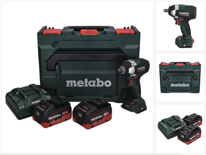 Produktbild Metabo SSW 18 LT 300 BL Akku Schlagschrauber 18 V 300 Nm Brushless + 2x Akku 8,0 Ah + Ladegerät + (Akkubetrieb)