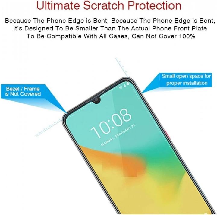 Produktbild Screenguard ZTE Blade V10 Vita Panzerglas Schutzfolie Case Friendly Design (1 Stk., ZTE Blade V10 Vita)