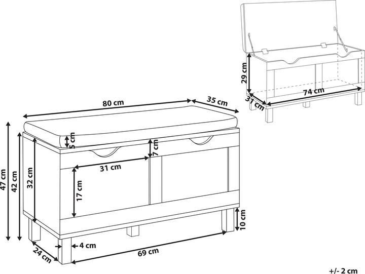 Produktbild Beliani Washington (80 cm)