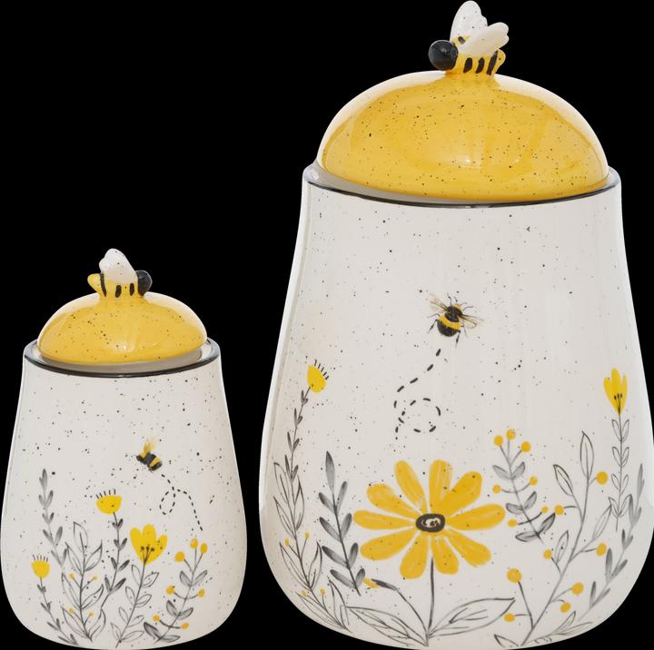 Actual product image Boltze Home Storage Jar Bieni 2 pieces, 1.4 l, Multicolor (1.40 l)