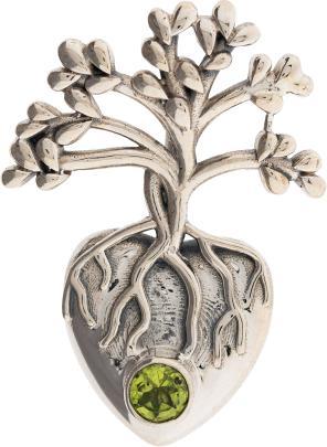 Image du produit Berk Anhänger Lebensbaum mit Peridot