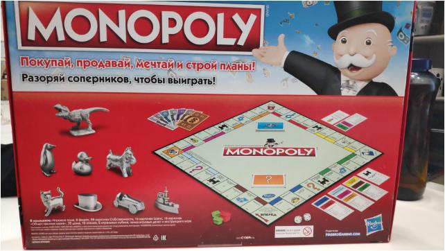 Produktbild Monopoly Hasbro Classic Game (Russian)