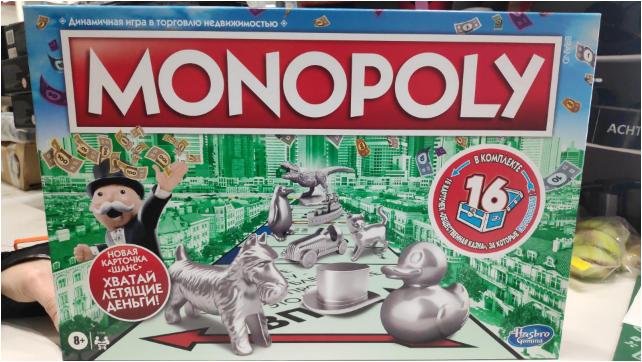 Produktbild Monopoly Hasbro Classic Game (Russian)