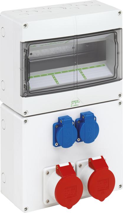 Actual product image Spelsberg SPE STV 1222-S16 Socket outlet distributor 250x400x122mm (Terminal strips)