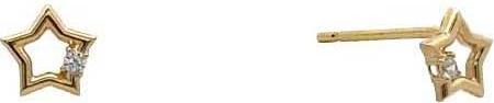 Image du produit Passion Boucles D'Oreilles Or 9 Carats - Zirconia - Etoile (Or 9 carats)