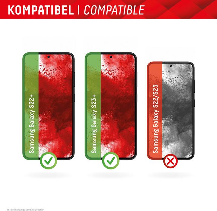 Produktbild Displex Premium Glass, Full Cover Panzerglas (1 Stück, Samsung Galaxy S23+, Samsung Galaxy S22 5G)