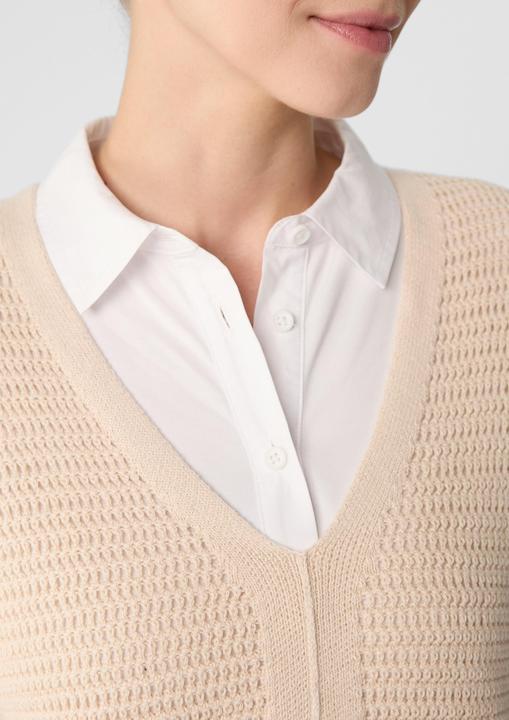 Image du produit Comma Strickpullover Strickpullover in Cardigan-Optik (42)