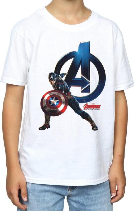 Image du produit - T-shirt CAPTAIN AMERICA POSE - Garçon (140, 146)