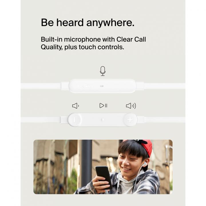 Actual product image Belkin SoundForm (No noise cancellation, Cable)