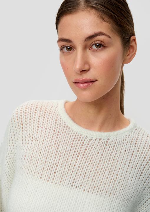 Produktbild s.Oliver Strickpullover Locker gestrickter Pullover (L)