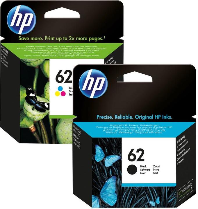 Actual product image HP 62 (M, C, Y, FC)