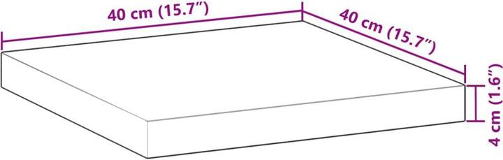 Actual product image vidaXL Tischplatte (40 x 40 cm)