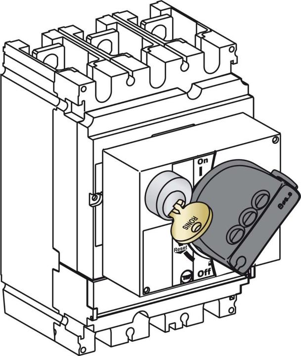 Produktbild Schneider Electric Schlüsselverriegelungsadapter (ohne LV429344