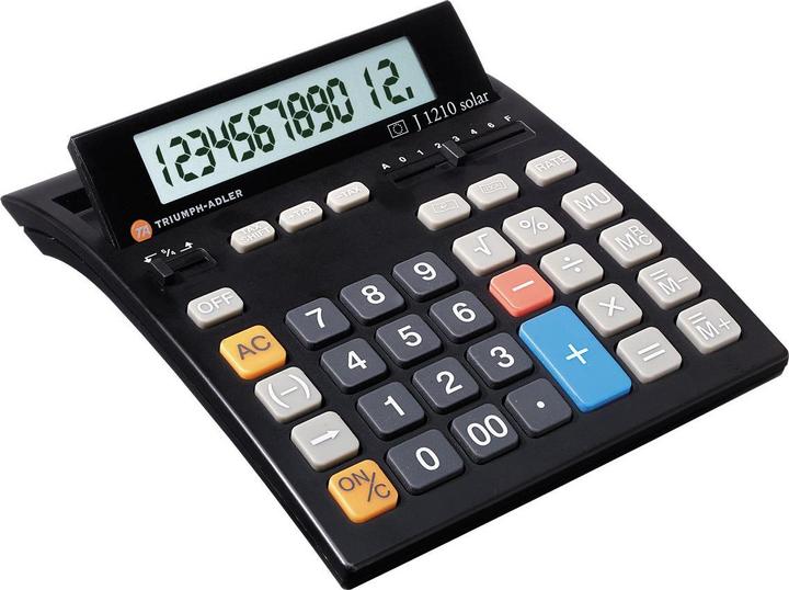 Actual product image Triumph-Adler Desktop calculator J 1210 (Batteries)