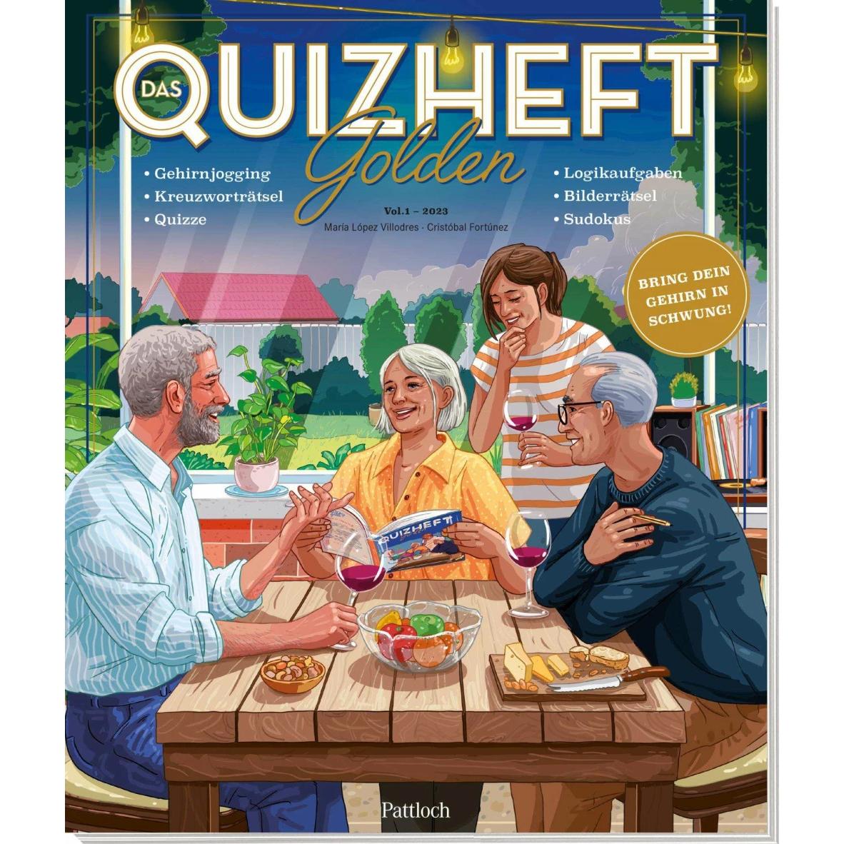 Das Quizheft - Golden, Ratgeber von María López Villodres, Cristóbal Fortúnez, Tamara Rabitsch, Pau Valls