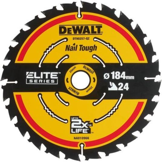 DeWalt, Sägeblatt, Kreissägeb. ELITE 184/16mm 24WZ Disp.