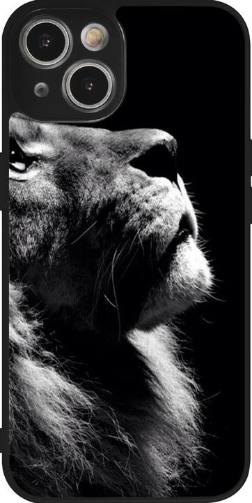 Image du produit PhoneLook Coque Silicone rigide noir Lion looking up (Apple iPhone 14)