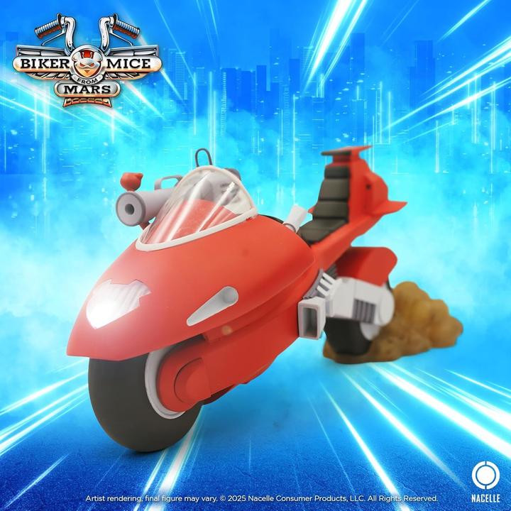 Actual product image Nacelle Consumer Biker Mice From Mars Vehicle Vinnie's Radical Rocket Sled 25 cm