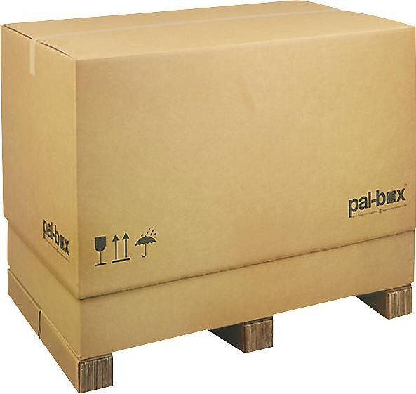 Image du produit kaiserkraft Conteneur de transport, avec couvercle pliant, L x l x h 785 x 585 x 580 mm, 1/2