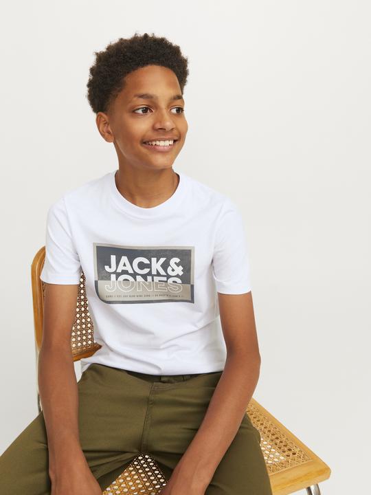 Produktbild Jack & Jones Jcologan Tee Ss Crew Neck Ss24 Jnr (164)