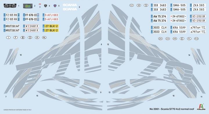 Actual product image 1:24 Scania 770 4x2 Normal Roof