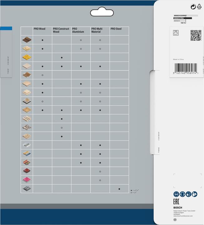 Productafbeelding Bosch Professional Zubehör Cirkelzaagblad voor accuzagenStandaard voor
