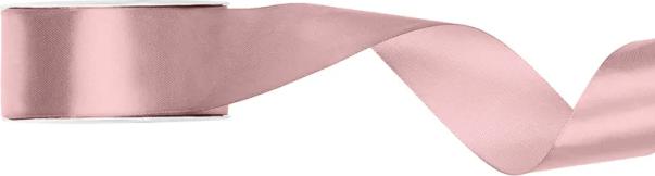 Actual product image Partydeco Gift ribbon satin ribbon dusky pink 25mm / 25 metres