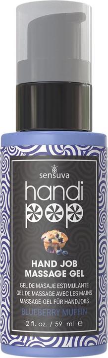 Productafbeelding Sensuva handipop edible massage gel blueberry muffin 59ml (59 ml)