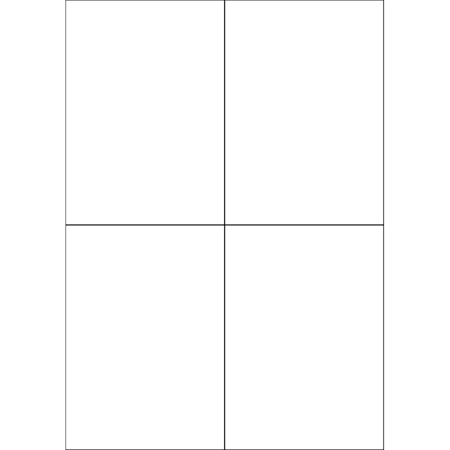 Thumbnail - Herma, Etiketten, Universaletiketten DATAPRINT, 105 x 148,5 mm, weiß selbstklebend, permanent klebend, chlorfrei