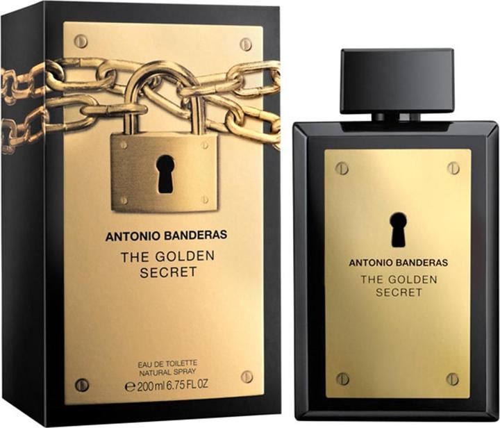 Actual product image Antonio Banderas The Golden Secret Eau De Toilette Spray 200ml (Eau de toilette, 200 ml)