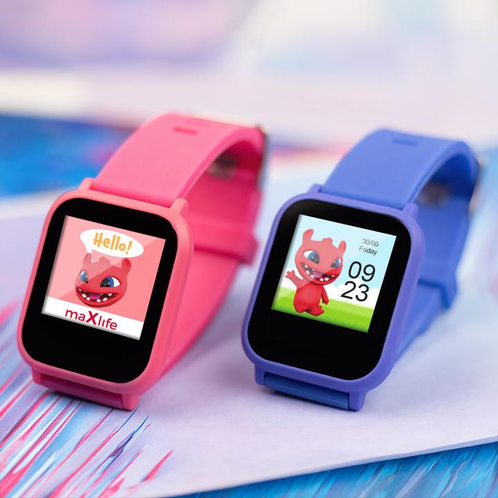 Actual product image Maxlife smartwatch Kids MXSW-200 blue