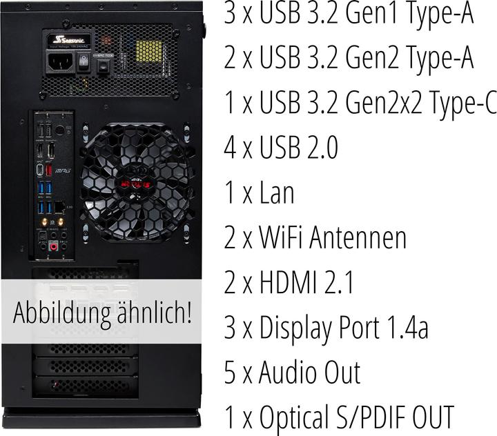 Produktbild Medion Erazer Hunter X20 RTX 4070 Ti (Intel Core i7-13700K, 32 GB, 1000 GB, GeForce RTX 4070 Ti)