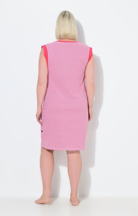 Actual product image Ulla Popken Printed Sleeveless Nightgown (42, 44)