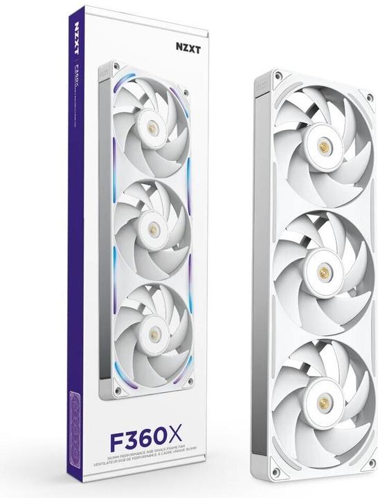 Produktbild NZXT F360X Performance RGB White (120 mm, 1x)