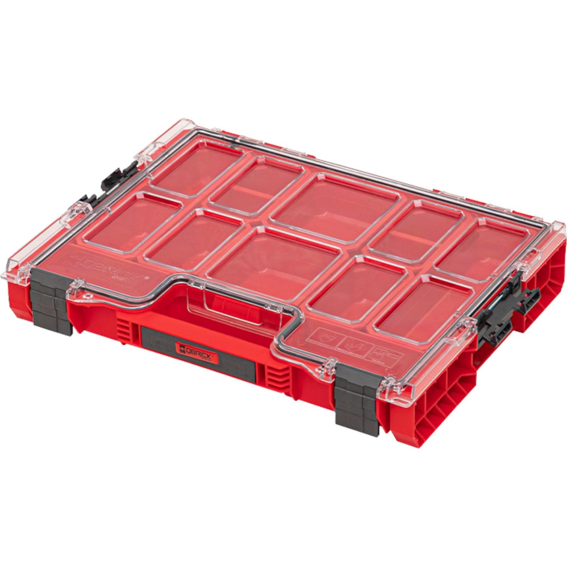 Qbrick, Sortimentskasten, Organizer mit herausnehmbaren Behältern