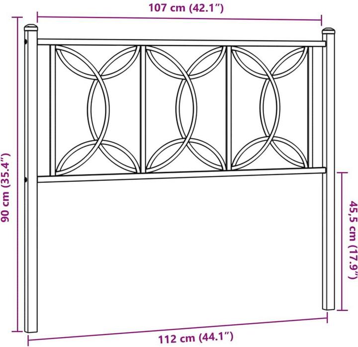 Immagine prodotto vidaXL La§In (112 x 3 x 90 cm)