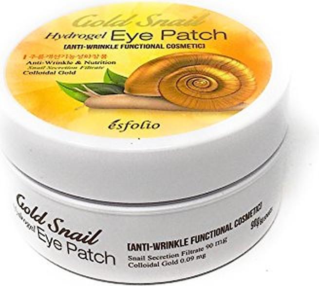 Esfolio Goldschnecke Hydrogel Augenpflaster Anti-Falten & Ernährung 60 PCS (Augenpflege Gel)