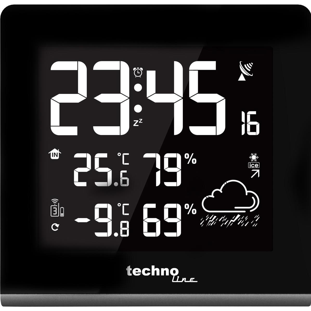 Technoline WS9065, Wetterstation, Schwarz