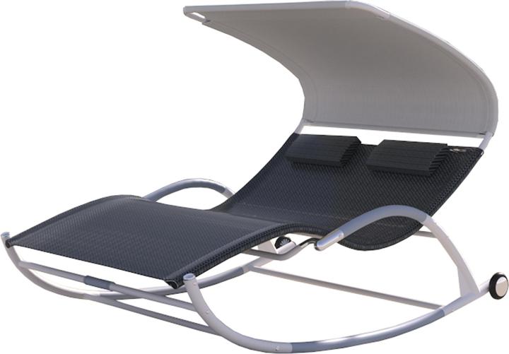 Leco Schaukelliege mit Sonnendach EDDA (206 cm)