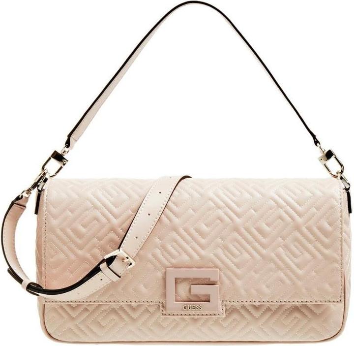Produktbild Guess Brightside, Polyurethane, Textile Bag, Shoulder Bag, Rosewood, For W