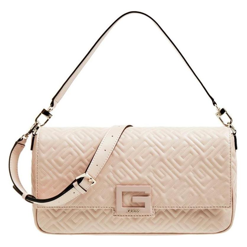 Guess, Damen, Handtasche, Brightside, Polyurethane, Textile Bag, Shoulder Bag, Rosewood, For W, Rosa