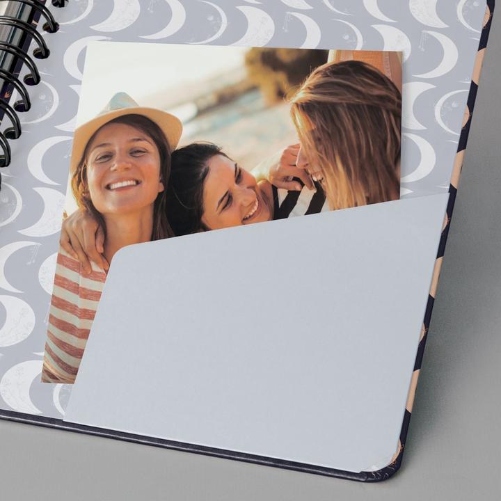 Actual product image Sigel Spiral Notebook A5 60BL Moonlight Melody (162 x 215 mm, Dotted, Hardcover)