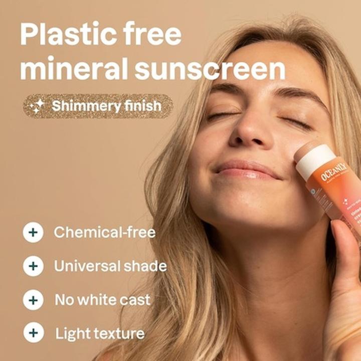 Actual product image Attitude - Tinted Shimmer Cream SPF 30 (Tinted Shimmer Cream) 30 g (Sun cream face, SPF 30)