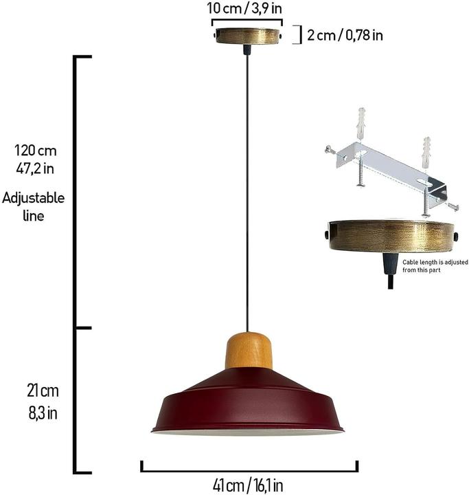 Productafbeelding Bamyum Asletl hout (E27)