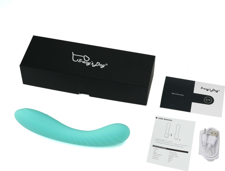 Produktbild Tracy's Dog G Spot Dildo Vibrator Blauer Vibe