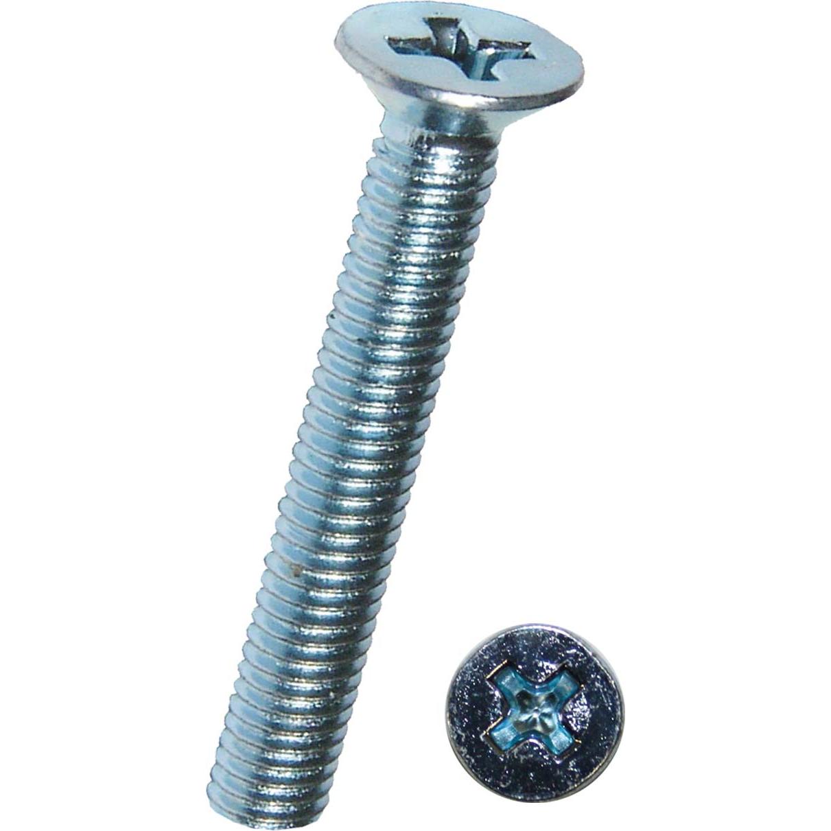 Werkstarck, Schrauben, Metallschrauben Senkkopf DIN 965 (100 Schrauben pro Stück)
