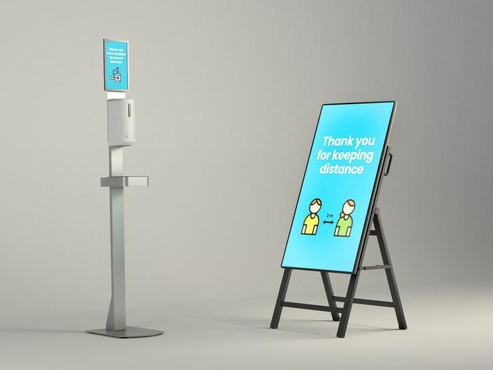 Actual product image Multibrackets M Tilt and Roll Easel (Device-specific, 55", 80 kg)